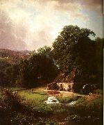 Bierstadt, Albert The Old Mill oil on canvas